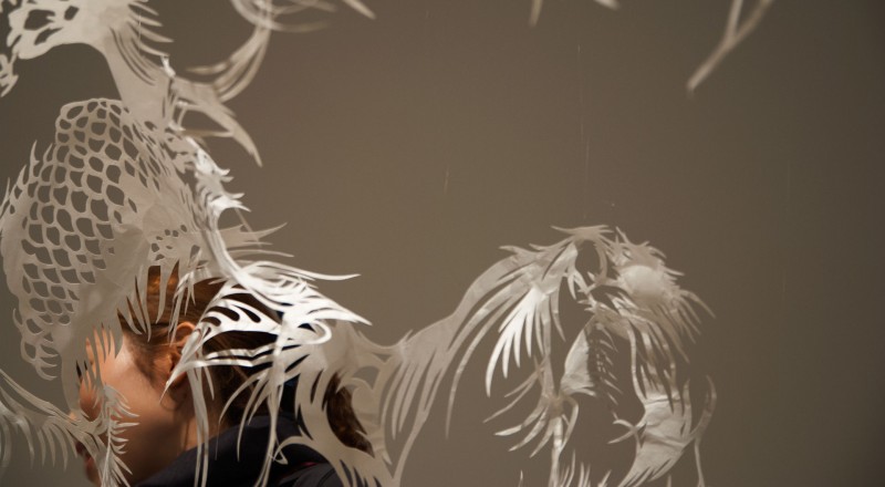 Paper Cut Sculpture – Byaku – Nahoko Kojima