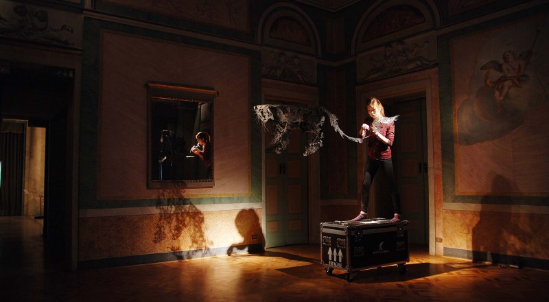 Paper Cut Art Cloud Leopard Nahoko Kojima Como Italy