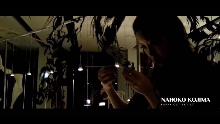 切り絵 Nahoko Kojima Documentary